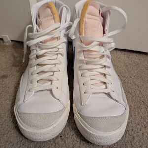 Nike Blazers White High-Top Sneakers size 11